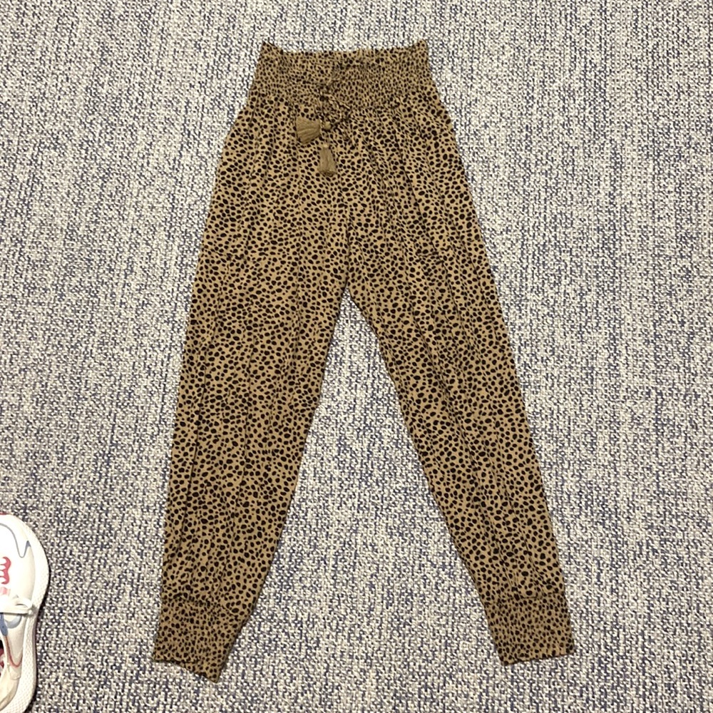 XS aerie Leapord joggers